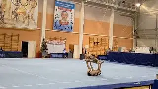 ЖП 3 спортивный разряд, Безродная Дарина - Дзотова Каталея, КРОО ФСА, Балансовое упражнение