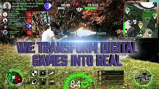 Battle Royal like Fortnite and similar game types - play live with the Intager laser tag app