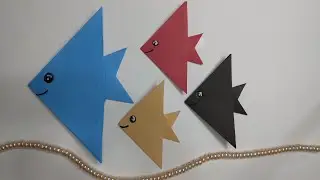 how to make origami fish | easy origami animals for kids |  make paper fish | diy paper toys