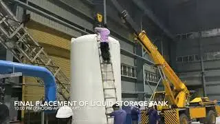 Liquid nitrogen plant model UBTLN 300 COMPLETE FACTORY TEST (For Noor Al Hilal)