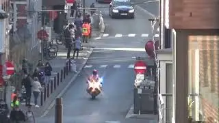 Omloop het Nieuwsblad 2022 Geraardsbergen aanloop naar de Muur