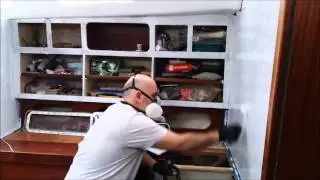 DIY Boat Restoration: Painting boat Interior with Primer