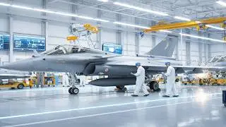 Inside the Factory: Building the Dassault Rafale Stealth Coating & Composite Wing Process