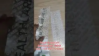Tamper Evident Tape, Open Void Tape