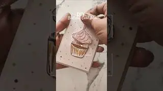 DIY Cupcake 🧁 Birthday Card Idea #birthdaycard #shorts #diy #trending #happybirthday
