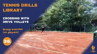 GROUP DRILLS - CROSSING WITH DRIVE VOLLEY