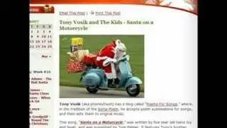Santa On a Motorcycle - cool Christmas song Tony Vosik & The
