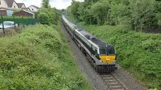 IE 201 Class Loco 231 + De Dietrich Set 9002 on a test train at Mossley & Springwell Road. 3/7/25