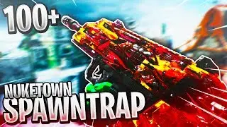*INSANE* HOW TO SPAWNTRAP ON NUKETOWN BO4, 100+ KILLS