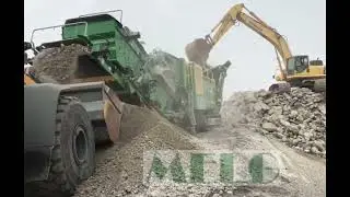 construction waste shredder