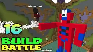 ч.16 Minecraft Build Battle - Лампа с Джином, Дедушкины Часы и Спайдэрмэн