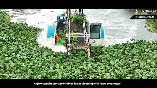 Aquatic Weed Harvester | Water Weed Cutting Machine | Rudra Aqua Ultra