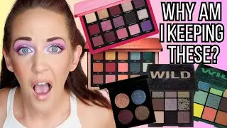 TOP 10 MOST NEGLECTED EYESHADOW PALETTES IN MY COLLECTION 🍉☀️ 5 YEARS OF TRACKED USE!