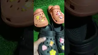 Black vs Peach Crocs 🖤🍑 আপনার পছন্দের রঙ কোনটি? #Fashion #YouTubeShorts