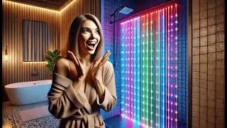✨ Solhice Fairy Lights for Shower Curtain | Best LED Light Shower Curtain ✨