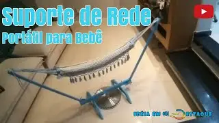 Suporte de Rede Portátil para Bebê #decoração #façavocêmesmo #ferramentas #casa