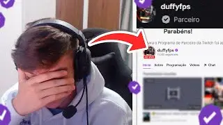 O DIA QUE EU VIREI VERIFICADO NA TWITCH | @duffyfps