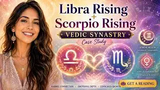 Relationship Synastry Case Study Husband & Wife - Libra and Scorpio Rising