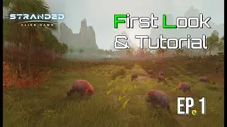 Stranded: Alien Dawn | Starting the Survival Tutorial & First Look | EP 1