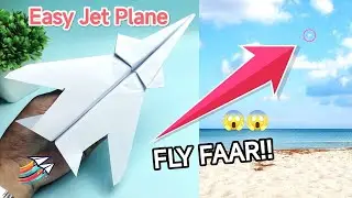 Easy Paper Planes 250 Feet, How to Make Paper Plane By Twin Paper Plane