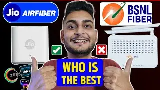 Jio AirFiber Vs Bsnl Fiber | Who Is The Best | Plan | Speed | Stability | Compersion