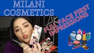 ONE BRAND - Milani Cosmetics Full Face Makeup- First Impressions💄