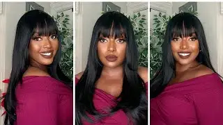 Long Layered Wig Try-On | KyReviews