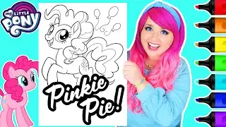 Coloring Pinkie Pie My Little Pony Coloring Page | Ohuhu Art Markers