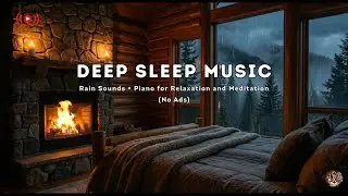 Rainy Window Ambience 🌧️ | Soft Piano Music for Sleep, Study & Stress Relief