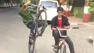 Bmx Cycle Stunts -short /reels videos Akram bmx 🚴&zwj;♀️ ft Arbaz