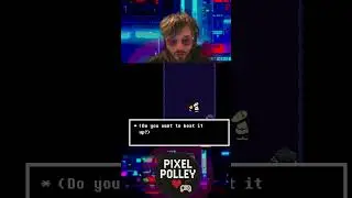 вы смотрите друг другу в глаза в игре Undertale Pixel Polley