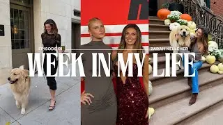 week in my life in nyc &hearts; | alo gym, life with Duke my golden retriever, Fibula&rsquo;s party, & nyc life 