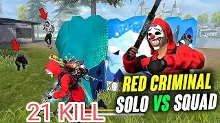 21 KILL DUO VS SQUAD BR RANK WITH RED CRIMINAL BUNDLE IN NEXTERA MAP|UNSTOPPABLE GAME PLAY #freefire