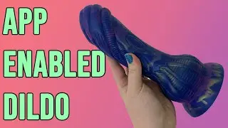 Sex Toy Unboxing - Large Vibrating Purple Silicone Dildo, Wildolo Body Safe Soft APP Enabled Toy