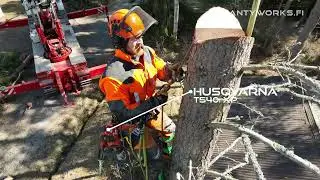Porin Konekeskus / M&auml;ntyWorks  Husqvarna