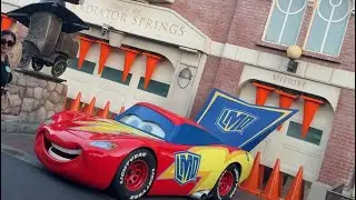 Disney California Adventure Cars Movie Scene 🚘 