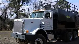 2002 Peterbilt 357 Bowie Imperial 3000 Hydromulcher sn 567355 PART 1 InspectEquipment.Com