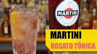 Receita de Drink Martini Rosato Tônica - Bartender Store