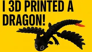 3D Printing a Flexi Dragon &ndash; Full Build + Wiggle Test