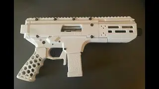 3D Printed SCARPION 22 Range Test And Mag Dump. 3D Printed 22LR PewPew