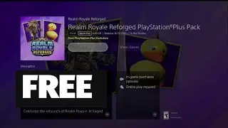 How to Download Realm Royale Reforged PlayStation Plus Pack Free on PS5 | PlayStation | PS4