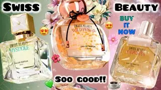 SWISS BEAUTY PERFUME REVIEW!!!✨❤️☺️ UNIQUE PACKAGING!!😍😍 @SwissBeautyCosmetics 