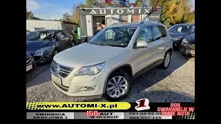 AUTOMI-X.PL PONAD 150 AUT W OFERCIE - VOLKSWAGEN TIGUAN 1.4  BENZYNA * 4X4 * ZAREJESTROWANY W POLSCE