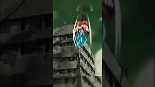 Goku's Scared of Black😨 #goku #trunks
