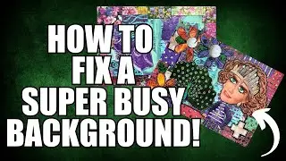 Fixing A Busy Background In Magazine Collage