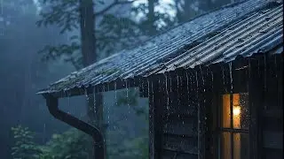 Heavy Rain and Thunderstorms at Night for a Sound, Natural, and Healing Sleep - Night Therapy #asmr