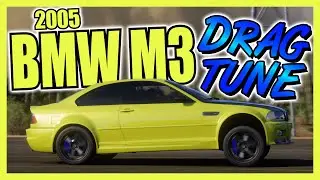 Forza Horizon 5 - BMW M3 E46 ROLL RACE/4K LAUNCH BUILD (DRAG TUNE)