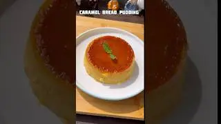Caramel bread pudding recipe #shorts #recipe #pudding #caramel #trending #viral #shortsfeed #cooking