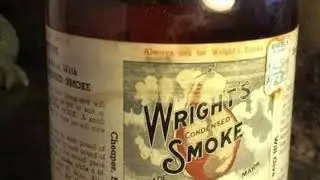Wright&rsquo;s liquid Smoke vintage bottle hickory