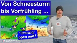 Von Schneesturm bis Vorfrühling: Grenzwetterlage setzt sich wohl nächste Woche fort